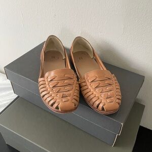 Nisolo Huarache Sandal in Almond, Size 7
